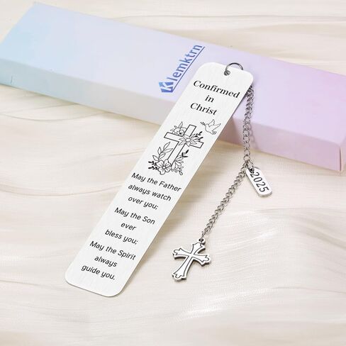 Baptism Gifts for Girl Boys Women Men Adult Christian Bookmarks Christening Gifts for Teen Girls Boys Goddaughter Godson Catholic Baptism Gifts Confirmation Gifts for Girl Christmas Stocking Stuffers in Saudi Arabia