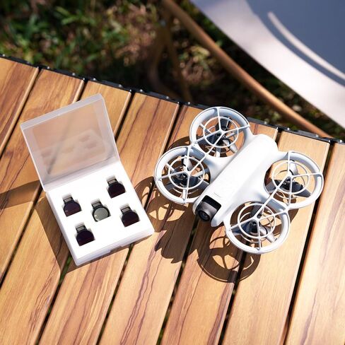JJC Neo Drone CPL ND Filter Set, CPL ND8 ND16 ND32 Polarizing Neutral Density Filters Kit for DJI Neo Drone Fly More Combo, Multi Coated HD Optical Glass Filter with Lightweight Aluminum Frame in Kuwait