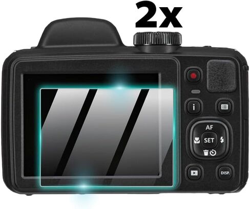 IPG ProActive Made for Kodak Astro Zoom AZ421 Display 9H Hardness Screen Protector (2 Units) Smooth Glass Touch Ultra Responsive High Clarity Anti Scratch Smudge & Shock Proof for KodAZ421 in Kuwait