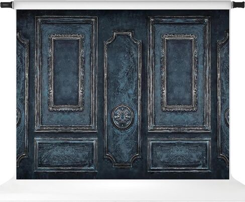 Kate Blue Vintage Wall Backdrops Retro Interior Classic Photography Backdrops Elegant Photo Photo Studio Props ، 7x5ft in Kuwait