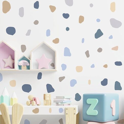 Boho Polka Dot Room Decor, iinuu Wall Stickers for Kids’ Bedroom, Nursery, Playroom in Kuwait
