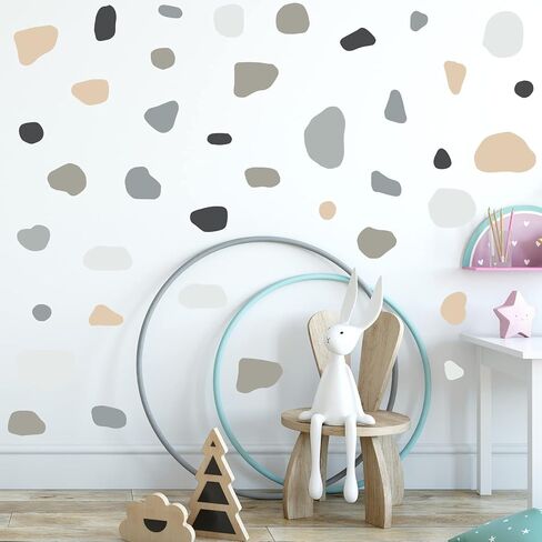 Boho Polka Dot Room Decor, iinuu Wall Stickers for Kids’ Bedroom, Nursery, Playroom in Kuwait