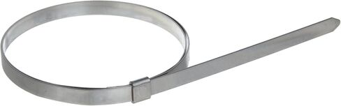 BAND-IT JS2019 Junior 3/8" Wide x 0.025" Thick, 13/16" Diameter, 201 Stainless Steel Smooth I.D. Clamp (100 Per Box) in Saudi Arabia