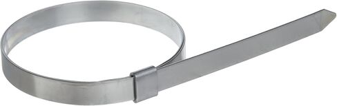 BAND-IT JS2019 Junior 3/8" Wide x 0.025" Thick, 13/16" Diameter, 201 Stainless Steel Smooth I.D. Clamp (100 Per Box) in Saudi Arabia
