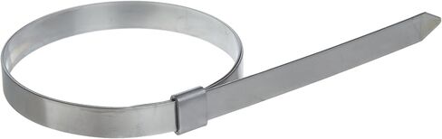 BAND-IT JS2019 Junior 3/8" Wide x 0.025" Thick, 13/16" Diameter, 201 Stainless Steel Smooth I.D. Clamp (100 Per Box) in Saudi Arabia