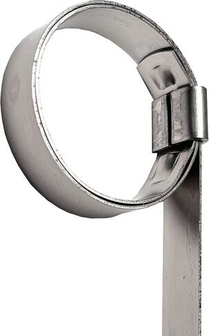BAND-IT JS2019 Junior 3/8" Wide x 0.025" Thick, 13/16" Diameter, 201 Stainless Steel Smooth I.D. Clamp (100 Per Box) in Saudi Arabia
