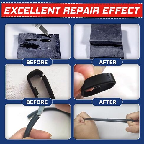Rubber Glue, 30g Black Glue for Rubber, Shoes, Metal and Plastic, Bonding Between Rubber and Rubber,Rubber and Other Materials in Saudi Arabia