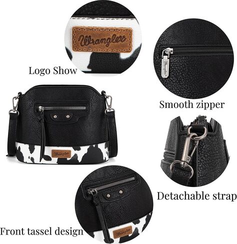 Wrangler Crossbody Bags for Women Shoulder Purses and Handbags with Adjustable Strap in Kuwait