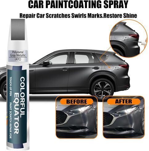 42M Deep Crystal Blue Pearl Touch Up Paint for Mazda, Car Paint Pen Scratch Repair Two-In-One Touch Up Paint, Premium Car Scratch Remover for Deep Scratches in Saudi Arabia