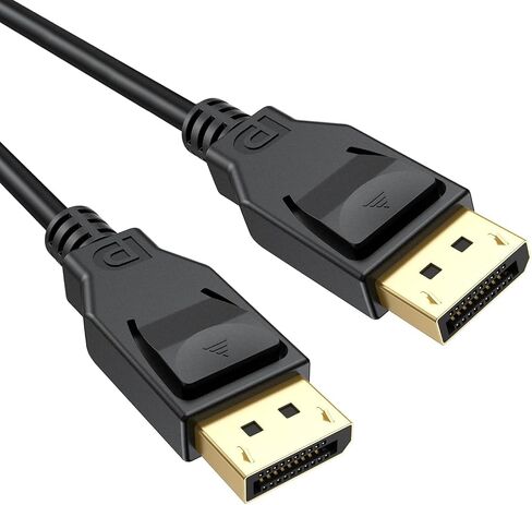 8K DisplayPort Cable 1.4 10-Pack, 6 Feet 1.4 Display Port DP to DP Cable (8K@60Hz, 4K@120Hz, 2K@144Hz, 1080P@240Hz) Ultra High Speed for Laptop PC TV Gaming Monitor in Kuwait