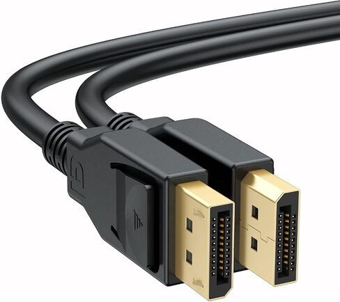 8K DisplayPort Cable 1.4 10-Pack, 6 Feet 1.4 Display Port DP to DP Cable (8K@60Hz, 4K@120Hz, 2K@144Hz, 1080P@240Hz) Ultra High Speed for Laptop PC TV Gaming Monitor in Kuwait