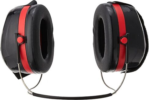 3M H10A Peltor Optime 105 Over the Head Earmuff, Ear Protectors, Hearing Protection, NRR 30 dB,Black, Red in Kuwait