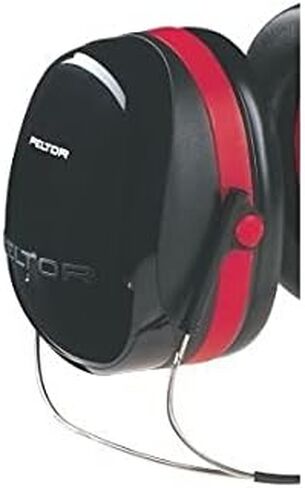 3M H10A Peltor Optime 105 Over the Head Earmuff, Ear Protectors, Hearing Protection, NRR 30 dB,Black, Red in Kuwait