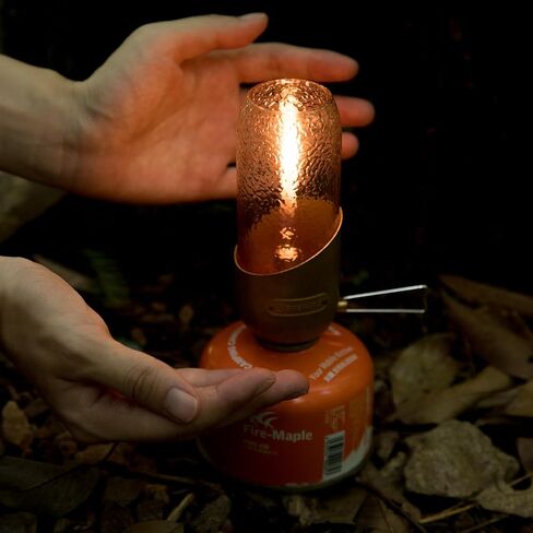 Fire-Maple Camping Lantern Glass والصلب والألومنيوم | البروبان أو isobutane الوقود علبة الأضواء الجميلة | لا حاجة إلى عباءة | الفوانيس البروبان للتخييم ، الطوارئ ضرورية in Kuwait