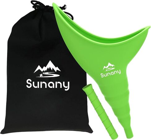 Female Urination Device, Reusable Female Urinal Silicone Women Pee Funnel Allows Women to Pee Standing Up, The Perfect Companion for Camping,Outdoor,Travel（Fuchsia） in Kuwait