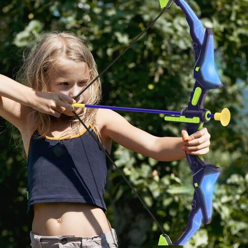 2 Pack Bow and Arrow Set for Kids, Light Up Archery Set with 14 Suction Cup Arrows, Archery Targets Outdoor Games for Kids Ages 4-8 8-12, Birthday Gifts Toys for 5 6 7 8 9 10 11 12 Year Old Boys Girls in Kuwait