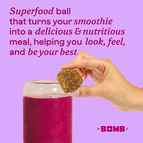 Bomb Co. Blender Bomb ، OG ، Superfood Smoothie Mix مع بذور شيا ، بذور القنب ، بذور الكتان ، ملح البحر ، والأحماض الأمينية لصحة الأمعاء ، خالية من الغلوتين ، ألياف عالية ، 10 حصص in Saudi Arabia
