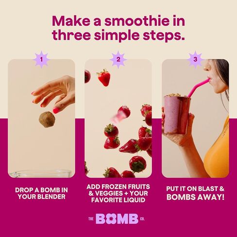Bomb Co. Blender Bomb ، OG ، Superfood Smoothie Mix مع بذور شيا ، بذور القنب ، بذور الكتان ، ملح البحر ، والأحماض الأمينية لصحة الأمعاء ، خالية من الغلوتين ، ألياف عالية ، 10 حصص in Saudi Arabia