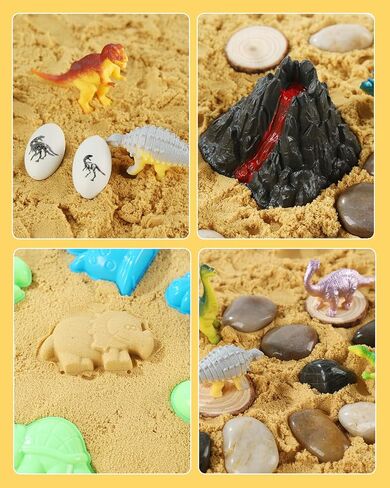 sikmcle Unicorn Sensory Bin Play Sand Kit for Girls Unicorn Toys for Kids Castle Moulds Toddler Activities and Sensory Bin Fillers for Toddlers 3+ in Saudi Arabia