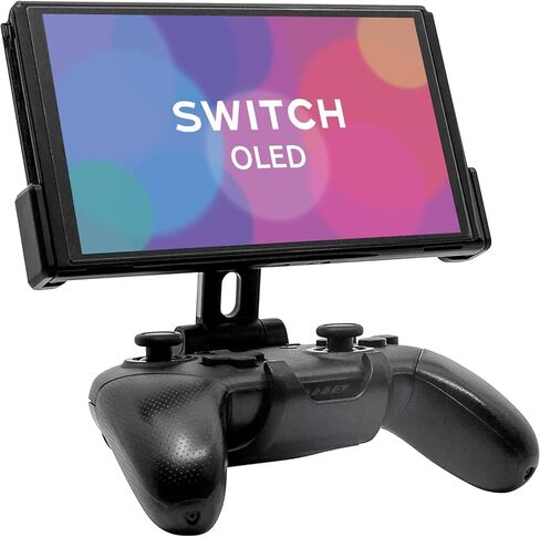 جهاز التحكم في ألعاب S1 STURE S1 ووحدة تحكم متوافقة مع Nintendo Switch و Pro Controller ، مقطع حامل ألعاب الفيديو القابل للتعديل ، رمادي in Kuwait