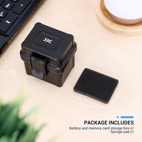 JJC Multi-Function Camera Battery Memory Card Storage Case for 6 SD Card,6 CFexpress Type-B/XQD Cards,5 CFexpress Type-A Cards,8 AA Batteries,3 Camera Batteries Holder Box for LP-E6 NP-FZ100 NPW235 in Kuwait