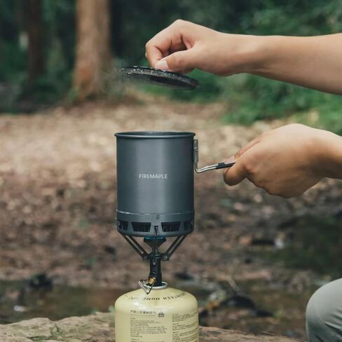Fire-Maple Petrel Ultralight Pot- High Efficiency Aluminum Camping and Backpacking Pot with Heat-Proof Handle, Portable and Compact in Kuwait