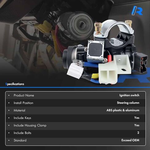 81900-D9G00 Ignition Lock Switch Assembly with 2 Keys Compatible with Kia Sportage 2017 2018 2019 2020 2021 2022 Ignition Lock Cylinder & Ignition Lock Housing Replace 81900D9G00 in Kuwait