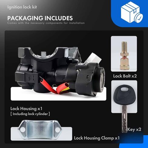 81900-D9G00 Ignition Lock Switch Assembly with 2 Keys Compatible with Kia Sportage 2017 2018 2019 2020 2021 2022 Ignition Lock Cylinder & Ignition Lock Housing Replace 81900D9G00 in Kuwait