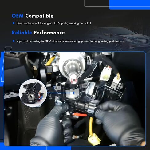 81900-D9G00 Ignition Lock Switch Assembly with 2 Keys Compatible with Kia Sportage 2017 2018 2019 2020 2021 2022 Ignition Lock Cylinder & Ignition Lock Housing Replace 81900D9G00 in Kuwait