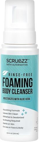 Scrubzz No Rinse Body Wash for Elderly, Rinse Free Cleansing Foam, Waterless Foaming Cleanser for Men and Women, Great for Camping, Gym and Post Workout, Hospital Stays and Post Surgery - 3 Pack in Kuwait
