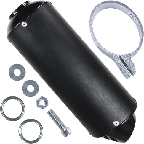 28mm 1.1" Exhaust Silencer Muffler Clamp Gasket for 50cc 70cc 90cc 110cc 125cc TRX90 ATC70 ATC200X TTR110 TTR125 KLX110 Apollo RFZ Coolster Lifa Taotao Dirt Pit Bike ATV Quad Mini Bike Silver in Saudi Arabia