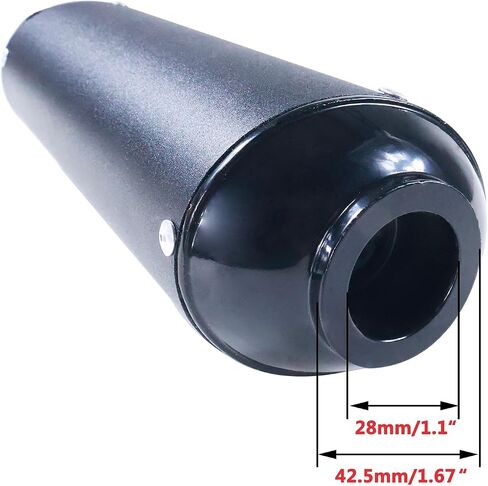 28mm 1.1" Exhaust Silencer Muffler Clamp Gasket for 50cc 70cc 90cc 110cc 125cc TRX90 ATC70 ATC200X TTR110 TTR125 KLX110 Apollo RFZ Coolster Lifa Taotao Dirt Pit Bike ATV Quad Mini Bike Silver in Saudi Arabia