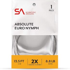 Scientific Anglers Absolute Euro Nymph Leader 13.5 ft 4X in Kuwait