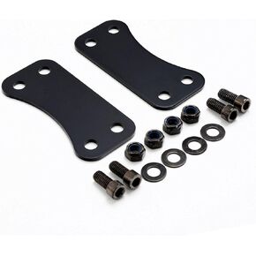 Motorcycle 23 inch Wheel Fender Lift Riser Brackets Compatible with Harley Touring Electra Glide Road Glide Street Glide Road King Models 2014-2025 (Black#23)