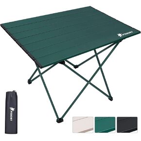 طاولة التخييم القابلة للطي القبرية مع طاولة الألومنيوم الفائقة ، طاولة شاطئية محمولة طاولة شاطئية محمولة في الهواء الطلق للتخييم ، والنزهات ، والشواء (كبير ، أسود) in Kuwait