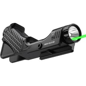 1000 Lumens Tactical Laser Light Combo for Rifle (2025 New) Compatible with M-Lok and Picatinny Rail, Aluminum Rifle Flashlight Blue Laser Combo with Strobe Function, 2000Mah UBS-TypeC Rechargeable