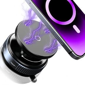 Upgraded Vacuum Magnetic Suction Phone Mount, Magnetic Car Phone Holder, for iPhone 16 MagSafe Car Mount, ideal for Car/Gym/Mirror/Shower/Smooth Surface, Car Accessories Fit for iPhone 16 Pro Max 15