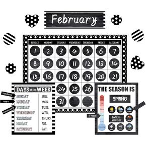 Safari Jungle Animal Calendar Bulletin Board Set Simply CTP Bulletin Board Calendar Seasons Weather Chart Animal Classroom Decoration with Season, Weather and Days of the Week Chart Back to School