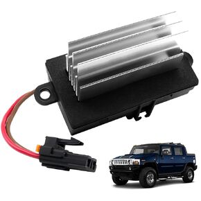Blower Motor Fan Control Module Resistor Heater Fits for Hummer H2 2003-2007 Replaces 19331830 19329838 89023355 93803637 88986529 15-80388 15-80655 15-80911 3GSH-19E624-CA 4GSH-19E624-AA