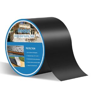 Joist Tape for Decking 4"×50,2 Pack Weather-Resistant Deck Joist Tape Waterproof Flashing Tape, Self-Adhesive Joist Tape Decking for Wood Decks Joist Beams Roof