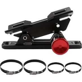 ZHILXN Quick Release Roll Bar Fire Extinguisher Mount Holder, Aluminum Vehicle Fire Extinguisher Bracket for Jeep Wrangler TJ JK JL JKU Polaris RZR Ranger