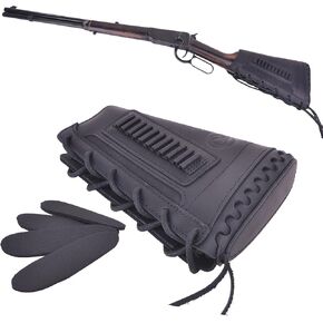 WAYNE'S DOG Leather Buttstock Cheek Rest Pad