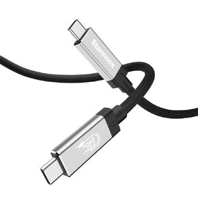 6.6Ft USB4 Thunderbolt 4 Cable [USB-IF Certified] - 40Gbps Data Transfer, 8K HD Display, 240W Fast Charging, Compatible with Thunderbolt 3/4, USB-C Devices, 2m