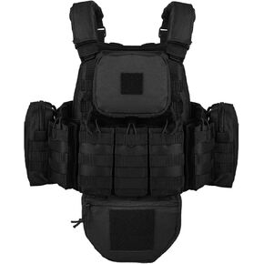 YAKEDA Outdoor Removable CS Training Vest, Molle Breathable Training Quick Adjustable Game Vest