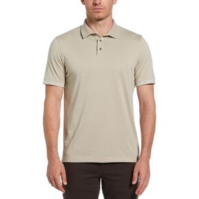 Perry Ellis Men's Icon Polo Shirt with Solid, Breathable, Moisture-Wicking Fabric (Sizes Small-5xl)