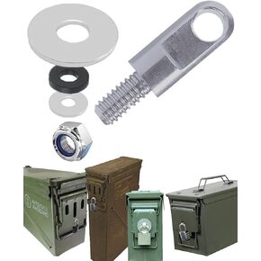 Ammo can Locks Ammo can Lock kit Ammo Box Lock Lock for Ammo can Ammo can Locking Hardware Ammo case Lock Metal Ammo can Lock for 50 Cal, Fat 50, 30 Cal, 20 mm, 40 mm