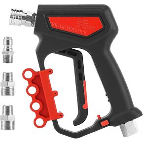 RIDGE WASHER Pressure Washer Gun Swivel, Power Washer Gun 5000 PSI with 1/4" Quick Connector, 12 GPM, 360°3/8 NPT Thread, M22-14mm and M22-15mm Fitting in Saudi Arabia