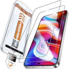LK 2 Pack for Samsung Galaxy S25/ S24 Screen Protector [New Version] [Auto Dust-Elimination] -Easy Installation with Auto Alignment, Bubble-Free, Fingerprint Support