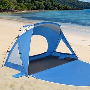 Mini Beach Tent for 1-2 People, Baby Tent with UPF 50+ UV Protection, Portable Sun Shelter with Carrying Bag, Lightweight & Easy Setup, Perfect for Baby and Family Beach Days