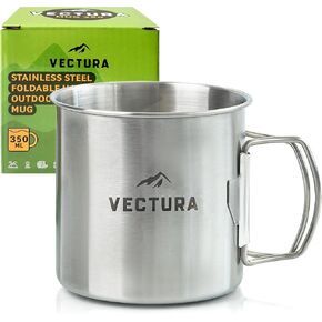 Stainless Steel Camping Mug 19 fl.oz – Lightweight, Durable Backpacking Mug for Hiking, Camping, and Outdoor Adventures – Portable Insulated Camping Cups for Hot & Cold Drinks